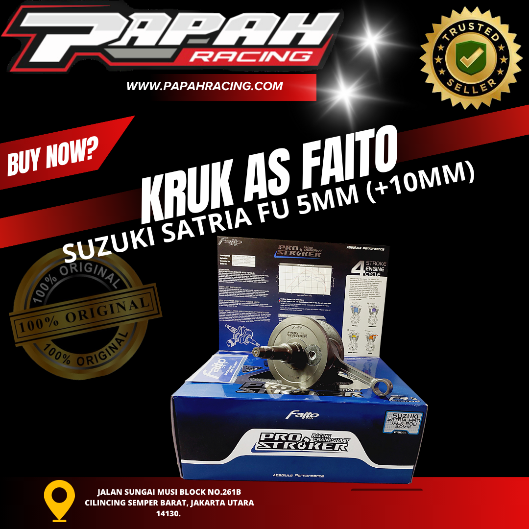 KRUK AS FAITO SUZUKI SATRIA FU 5MM (+10MM)